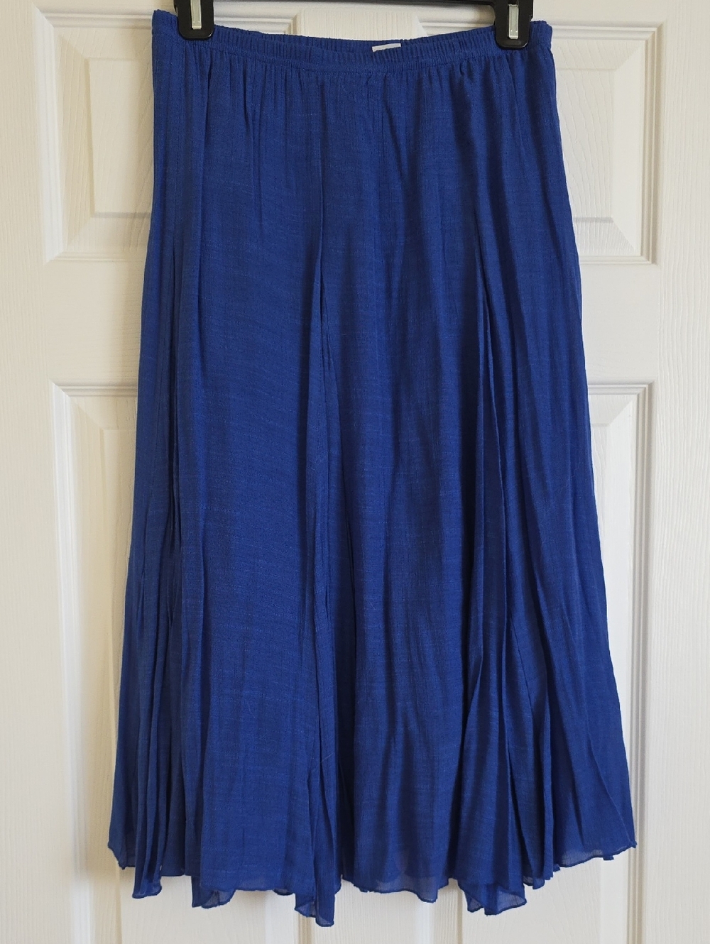 Zac & Rachel Royal Blue Pleated Midi Skirt